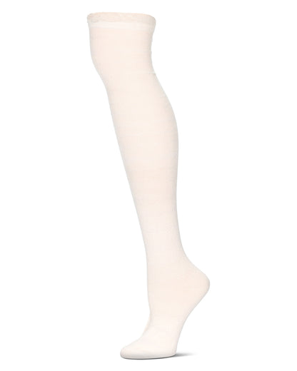 Femme Wave Cotton Blend Over The Knee Warm Socks : Color: Peach