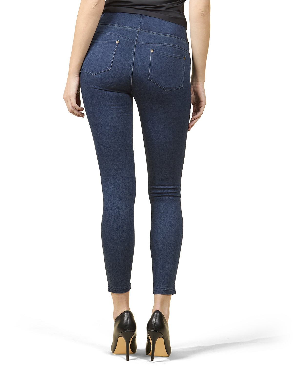 Dark Wash Bamboo Blend Denim Jeggings : Color: Dark Wash