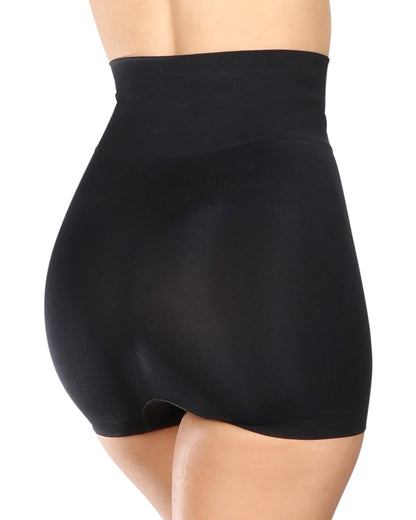 Women's BodySmootHers High Waist Sculpting Boy Shorts : Color: Black
