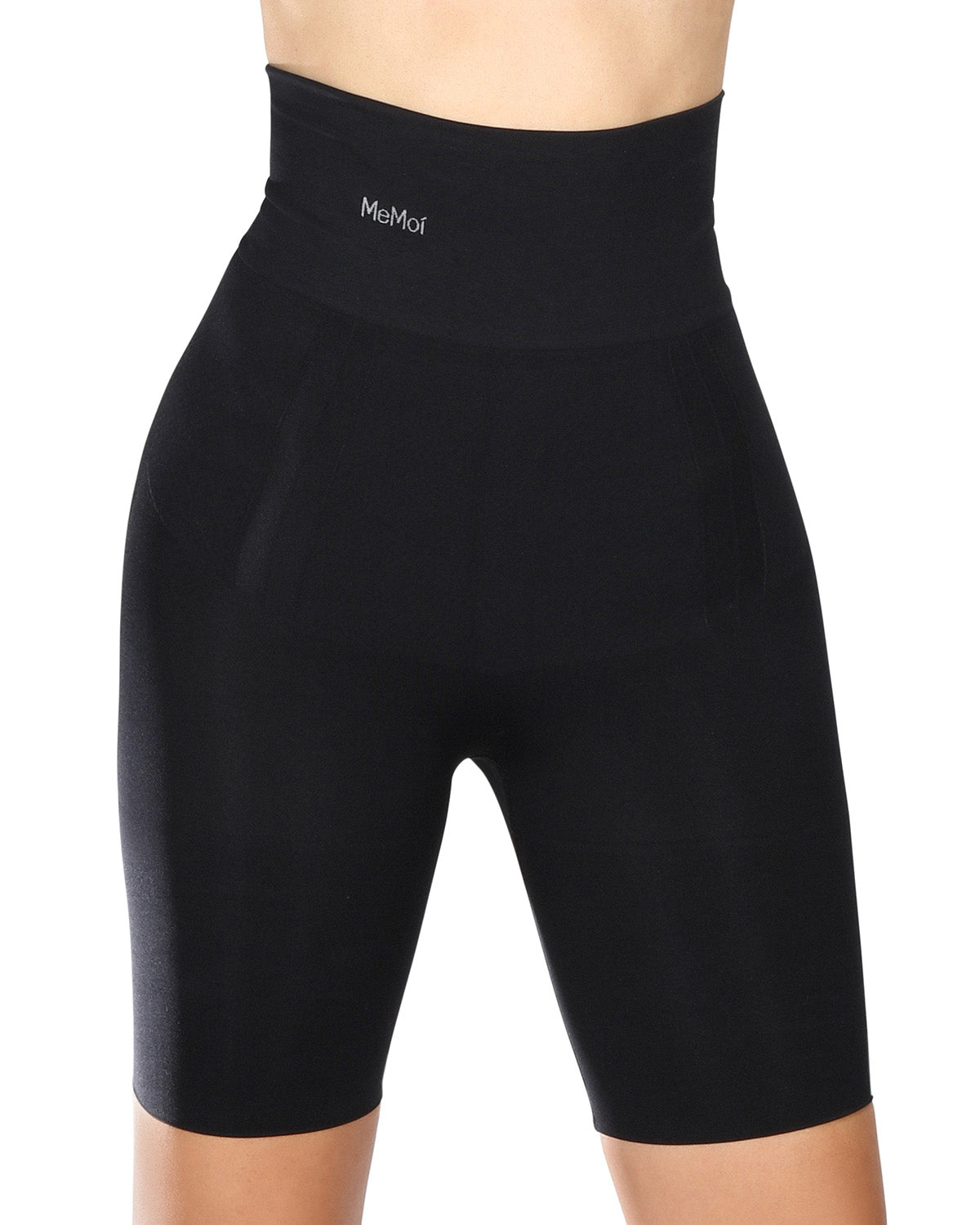 Women's High-Waist Sculpting Thigh Shaper : Color: Black