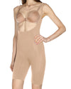 Women's BodySmootHers Open-Bust Bodysuit with Thigh Shaper : Color: Nude
