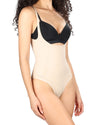 Women's BodySmootHers Open-Bust Bodysuit with Brief : Color: Nude