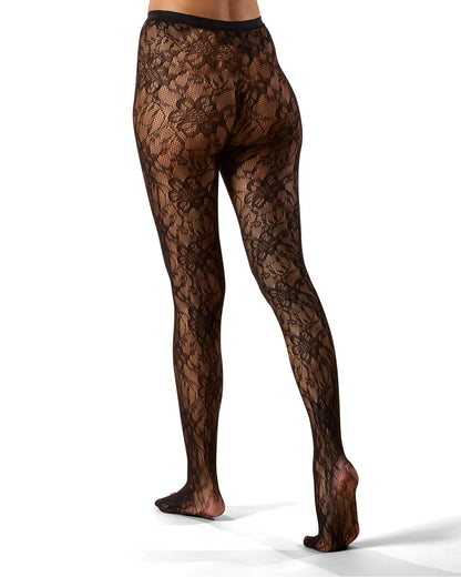 Women's "Blooming Floral" Fashion Net Tights