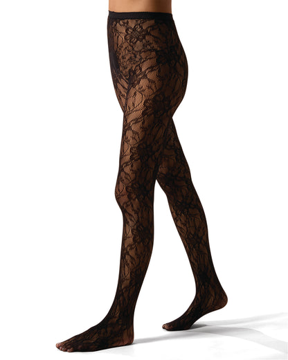 Women's "Blooming Floral" Fashion Net Tights