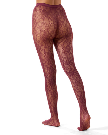 Women's "Blooming Floral" Fashion Net Tights