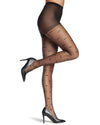Women's Silky-Sheer Bow-Accent Non-Control Fashion Tights