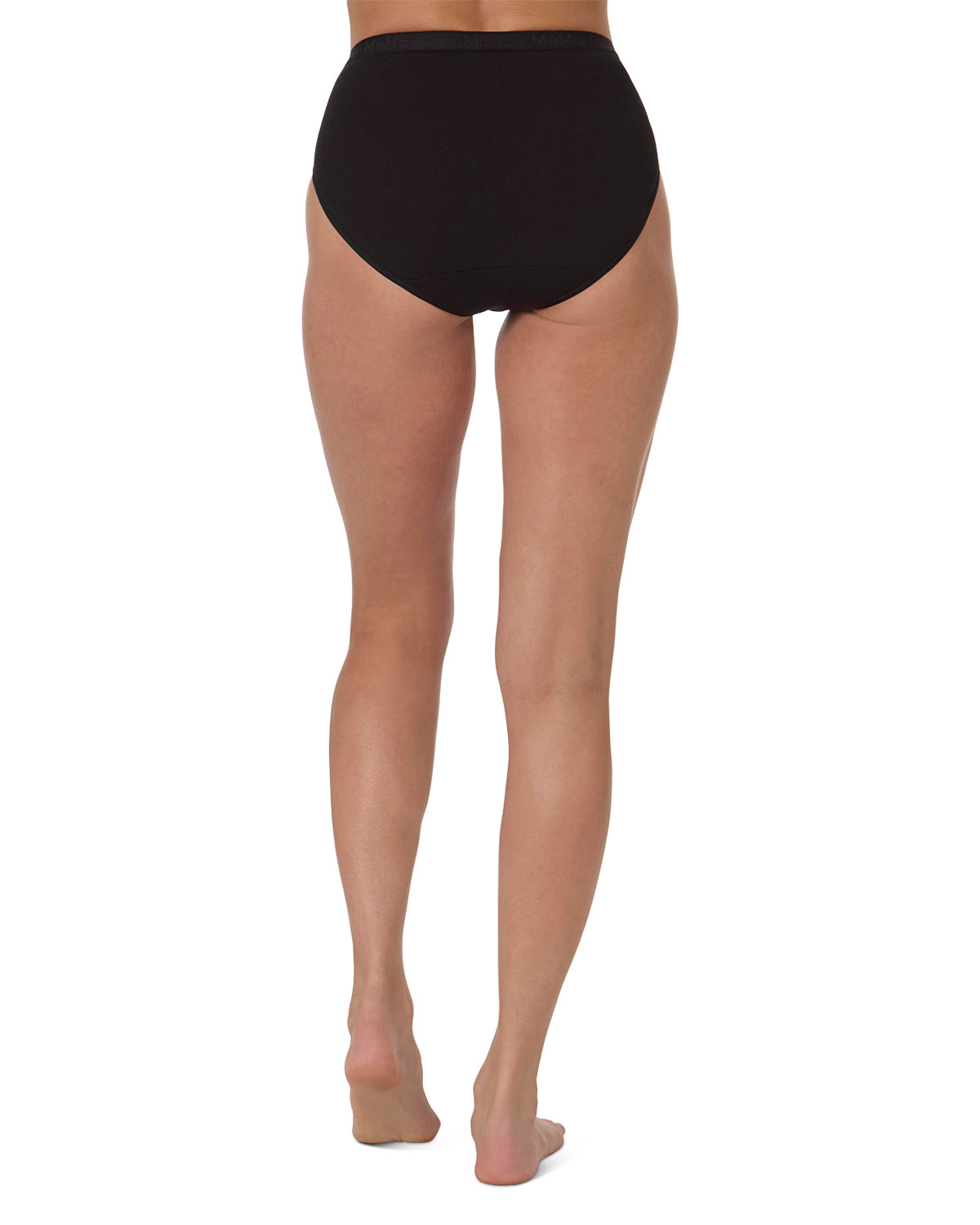 Women's 3 Pair Pack Ribbed Briefs : Color: Black