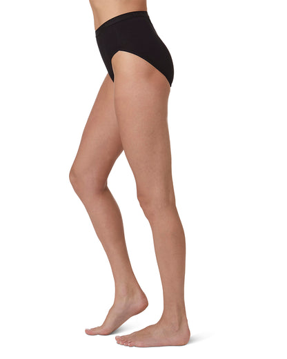 Women's 3 Pair Pack Ribbed Briefs : Color: Black