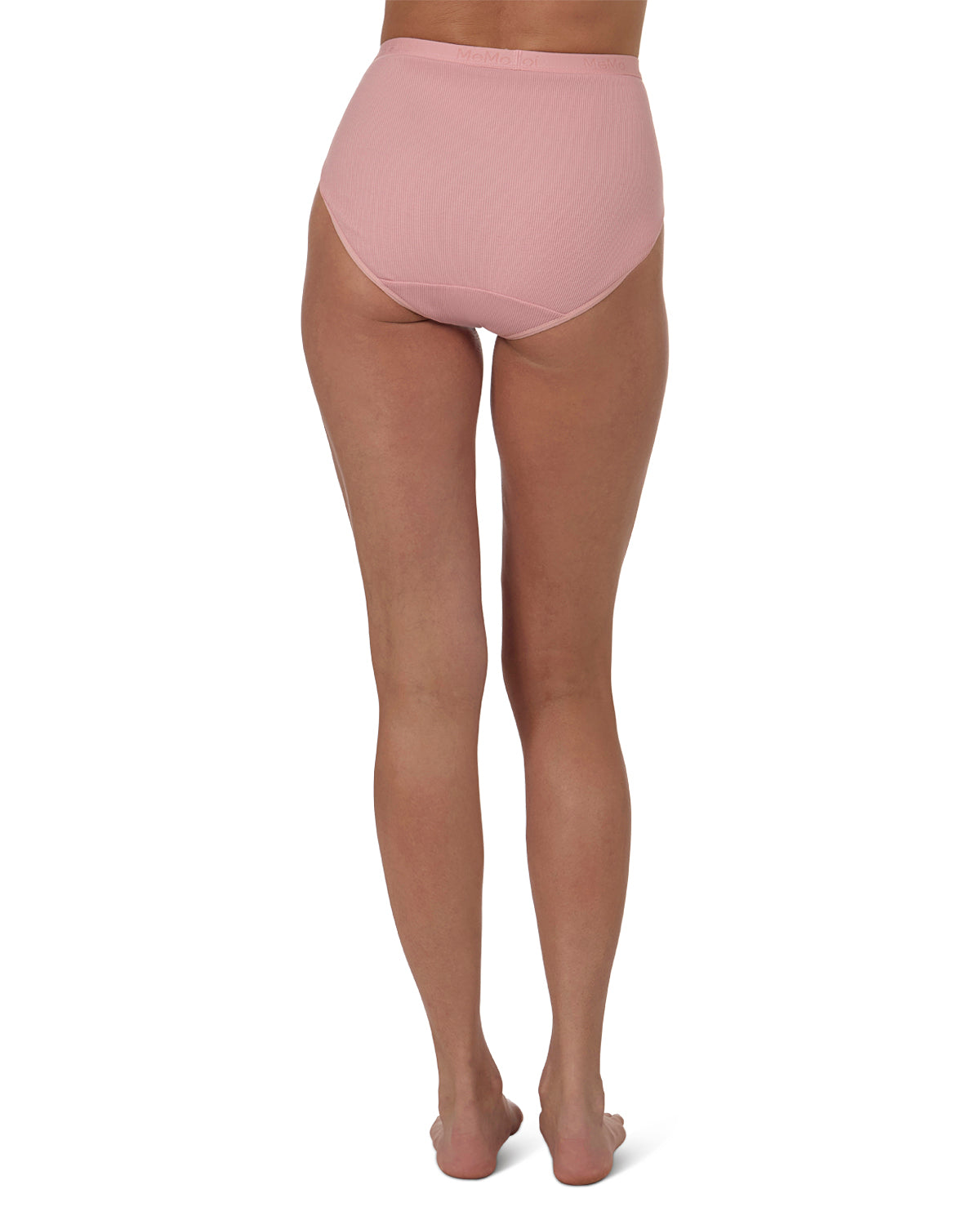 Women's 3 Pair Pack Ribbed Briefs : Color: BridalRose