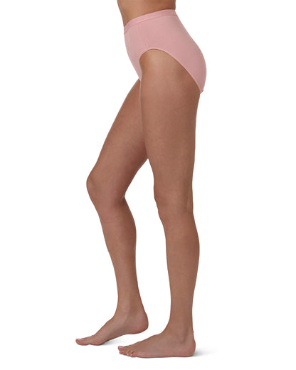 Women's 3 Pair Pack Ribbed Briefs : Color: BridalRose
