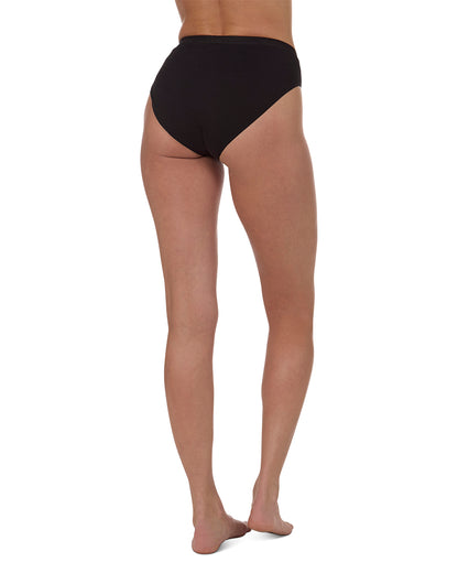 Combed Cotton Basic Hipster Panties 3 Pack : Color: Black