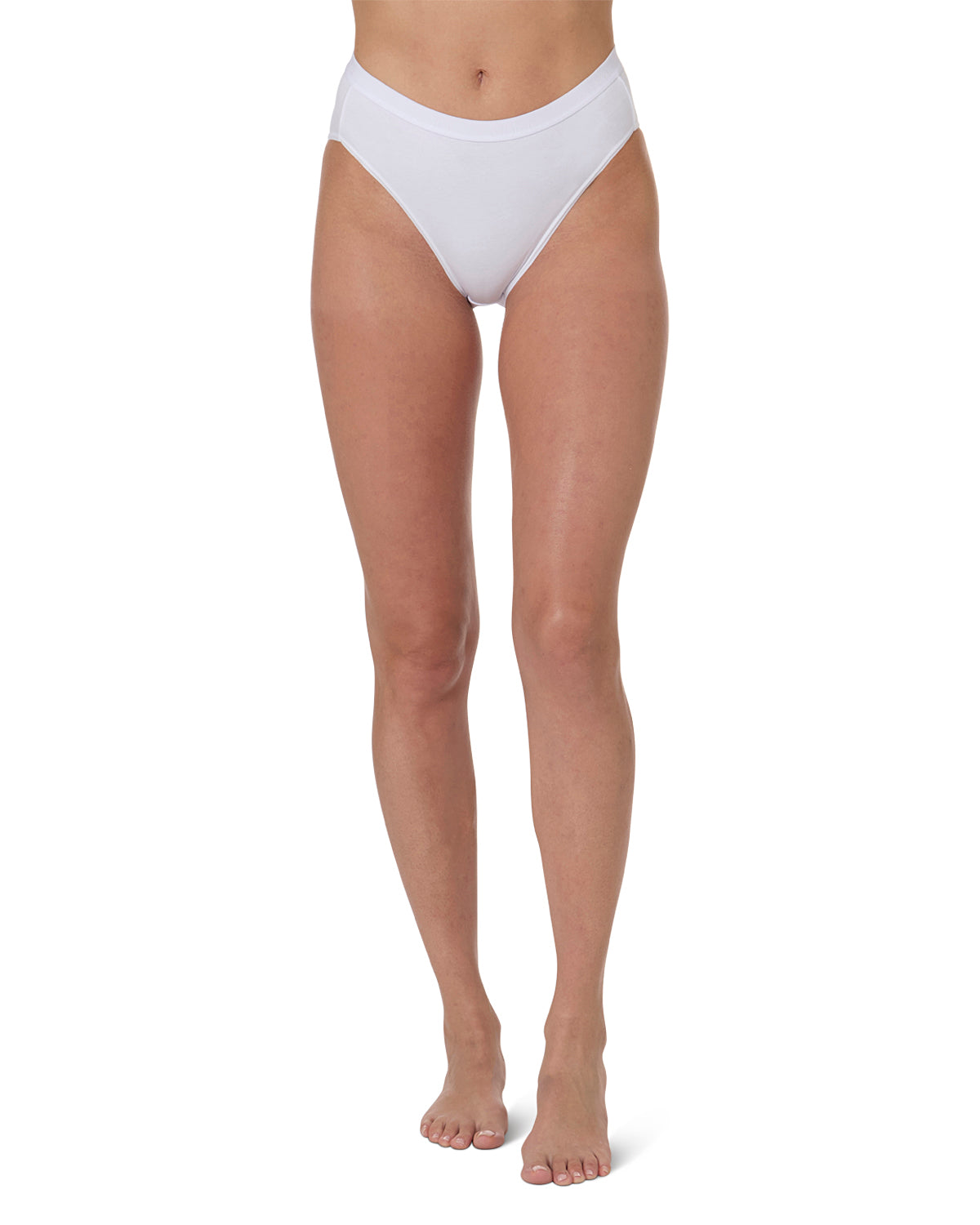 Combed Cotton Basic Hipster Panties 3 Pack : Color: White