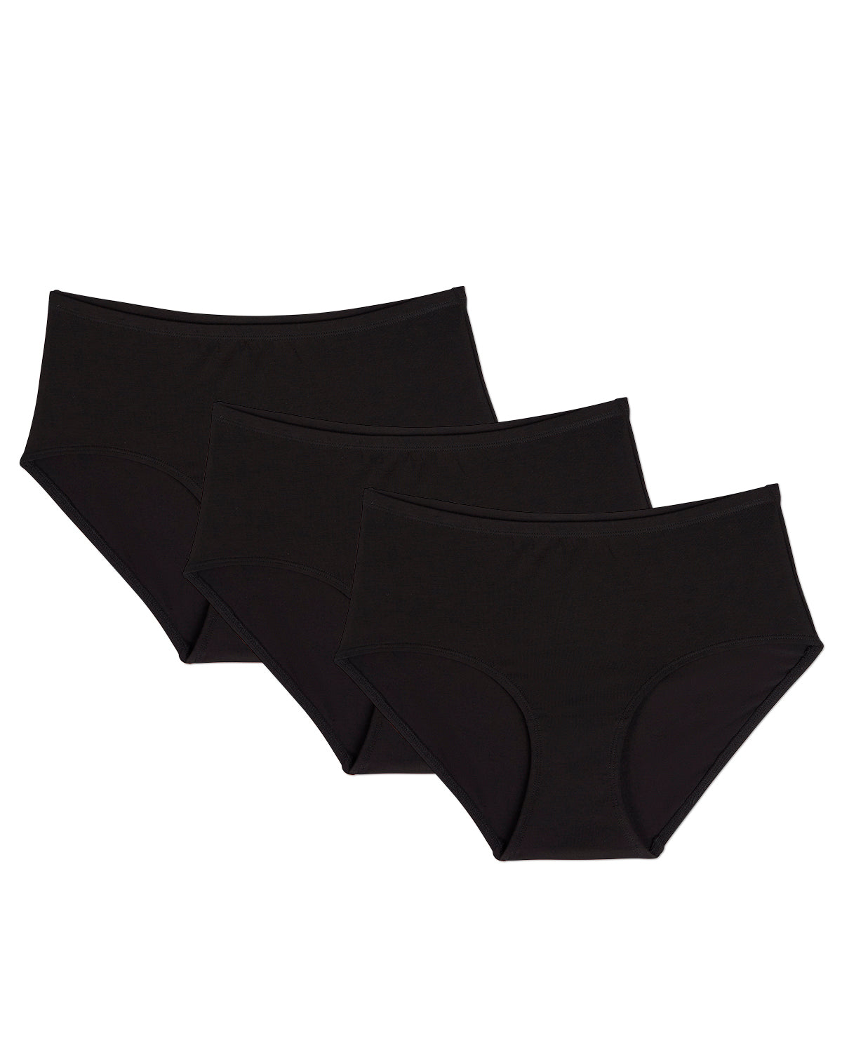 3 Pair Women's Luxe Modal Blend Brief Panties
