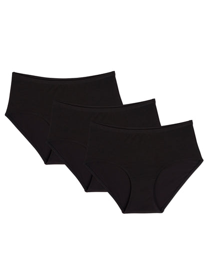 3 Pair Women's Luxe Modal Blend Brief Panties