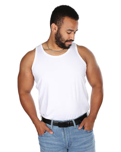 Men's 2 Pair Pack Sleeveless Tank Undershirt