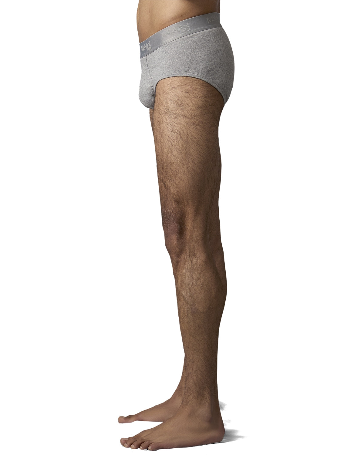 Men's 3 Pair Pack Classic Fit Briefs : Color: Black-Gray-Gray