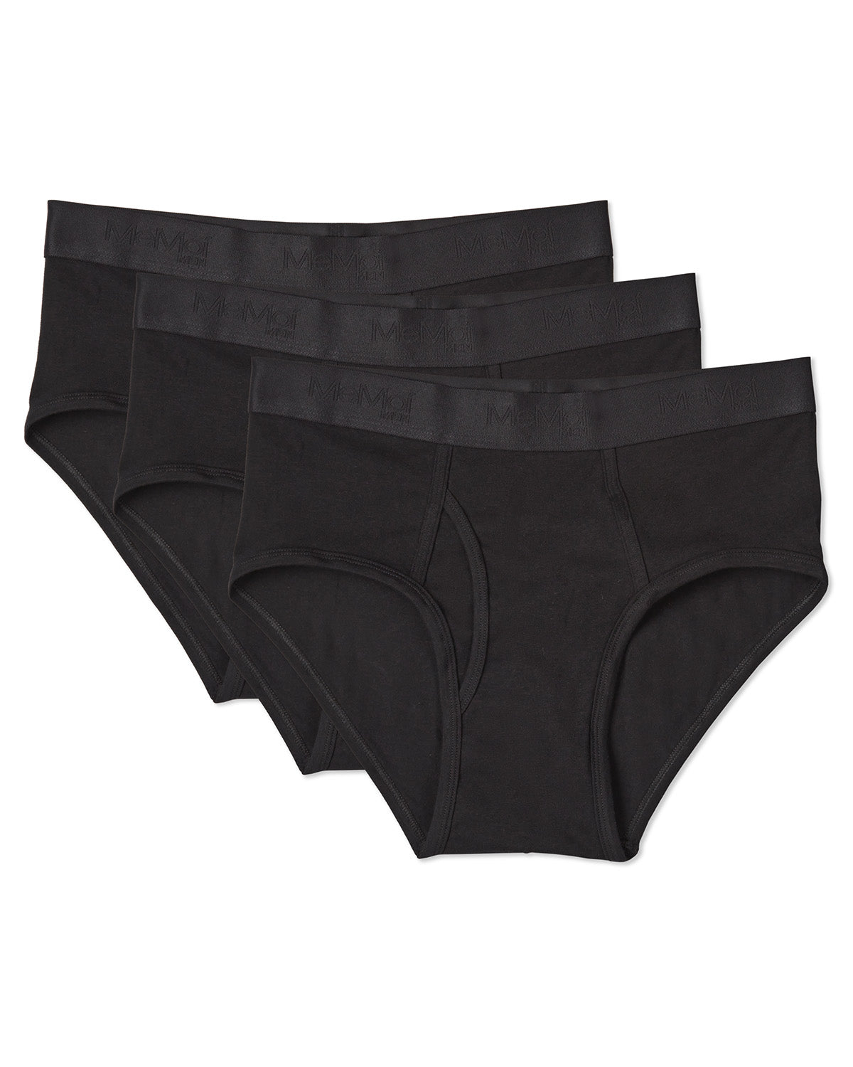 Men's 3 Pair Pack Classic Fit Briefs : Color: Black
