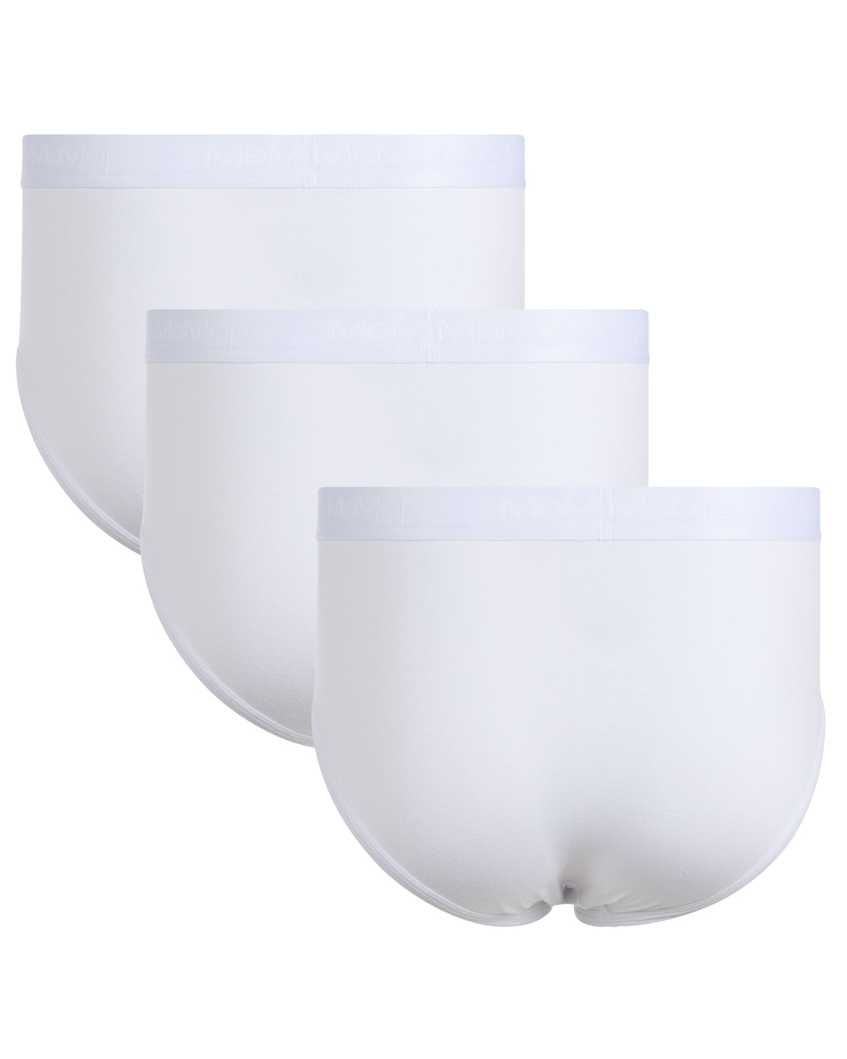 Men's 3 Pair Pack Classic Fit Briefs : Color: White