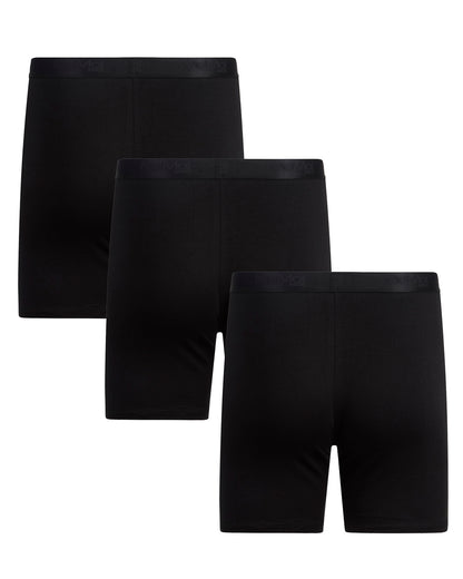 Men's 3 Pair Pack Classic Fit Boxer Shorts : Color: Black