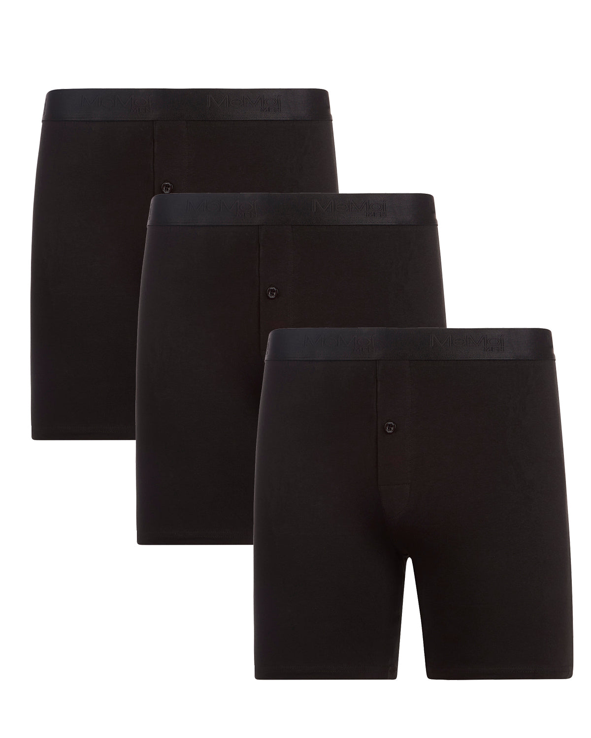 Men's 3 Pair Pack Classic Fit Boxer Shorts : Color: Black