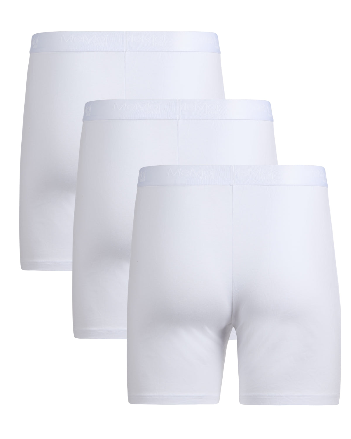 Men's 3 Pair Pack Classic Fit Boxer Shorts : Color: White