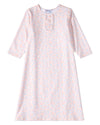 Girls Allover Floral Print UPF 50 Modest Tzniut Swim Dress