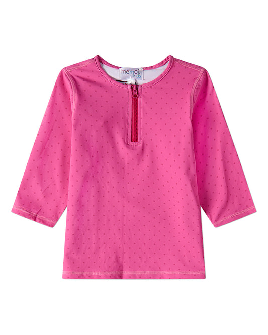 2 Piece Girls Polka-Dot UPF 50 Quick-Drying Modest Swimwear Set