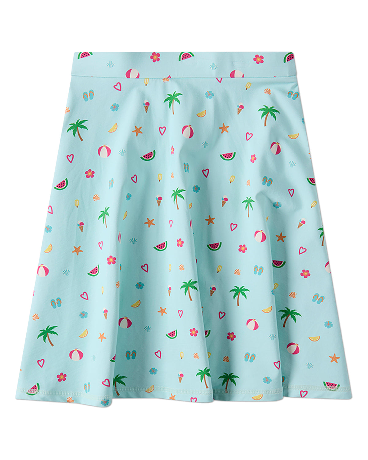 2 Piece Girls "Summer Fun" UPF 50 Modest Swimwear Set