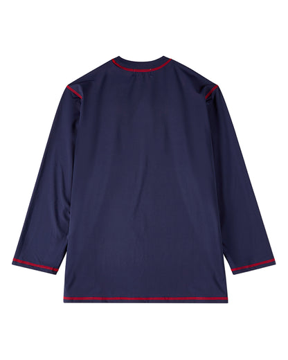 Women's Crewneck 3/4-Sleeve UPF 50 Chlorine-Resistant Modest Swim Shirt