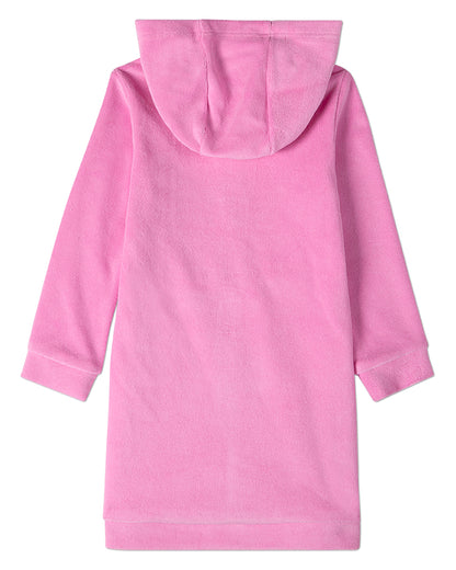 Kids "Swimmers Club" Cotton-Rich Terry Full-Zip Hooded Robe