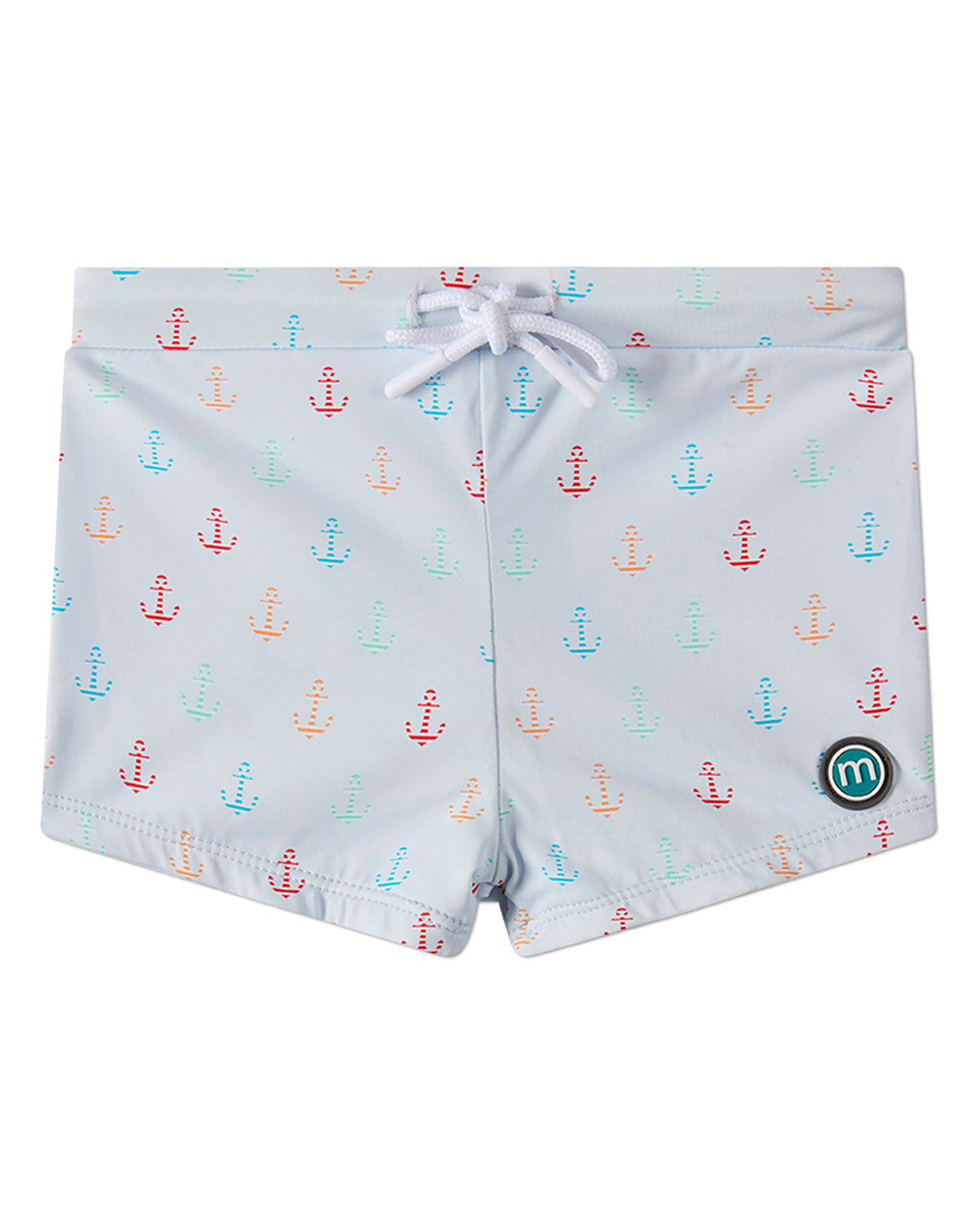Toddler Boys Anchor-Print Quick-Dry UPF 50 Chlorine-Resistant Swim Shortie