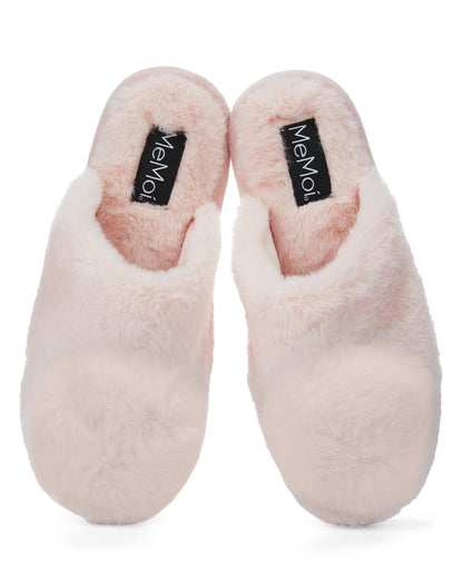 The Gloria Plush Pom-Pom Slippers