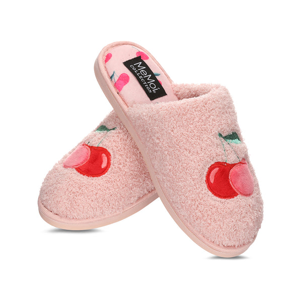 Melody Plush Checkered Slippers 3061BTDXL - Bootery Boutique