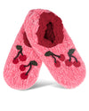 Women's Cozy Cherries Chenille Sherpa Lined Slippers