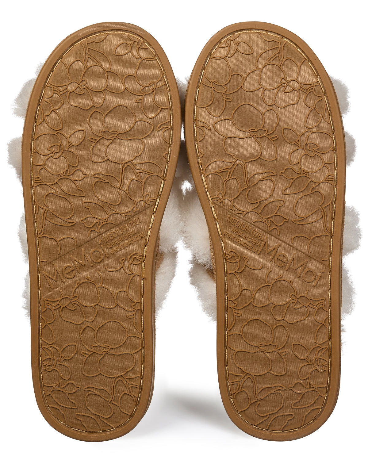 Women's Serina Plush Slippers : Color: Ivory