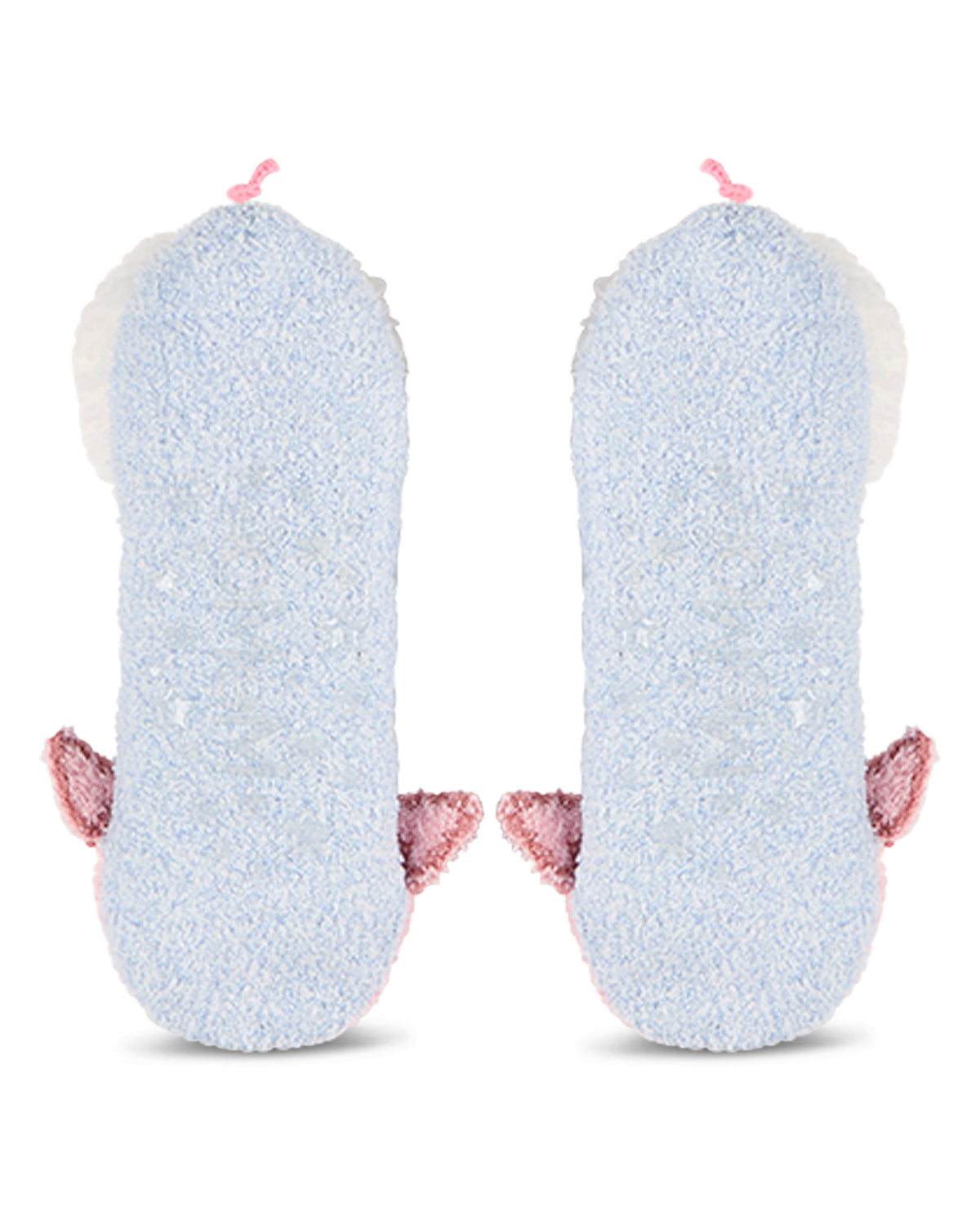 Women's "Pig" Embellished Plush-Lined Sure-Grip Slippers
