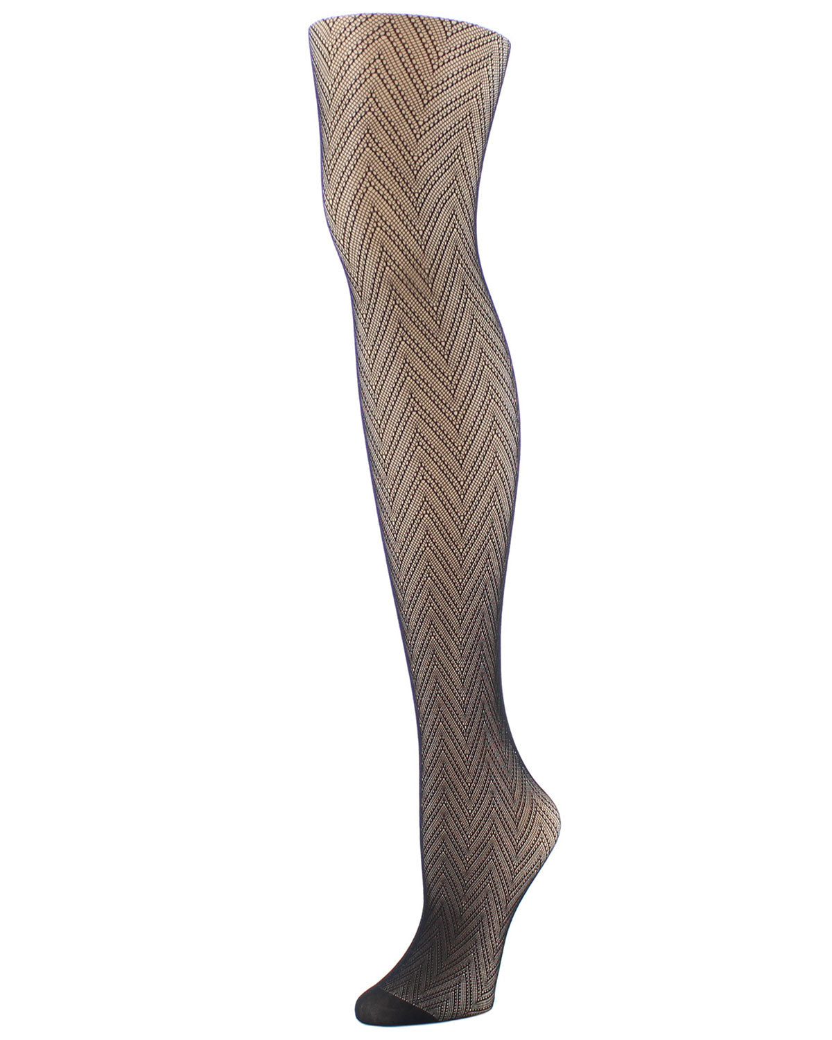 Women's Herringbone-Net Sheer-to-Waist Textured Tights
