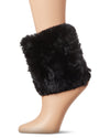 Natori Rex Rabbit Fur Women's Boot Toppers : Color: Black