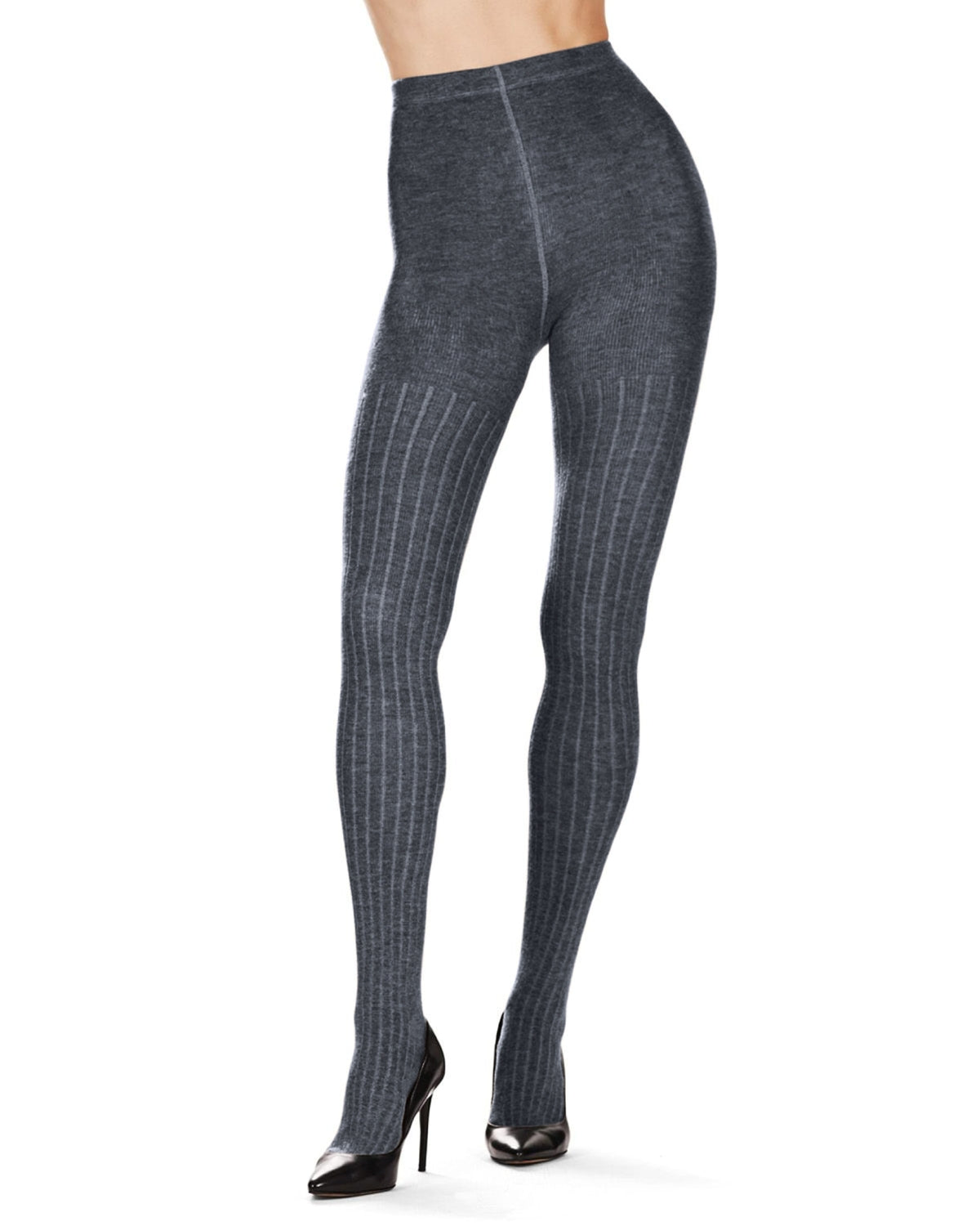 Natori Cashmere Blend Rib Knit Sweater Tights