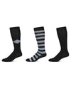 Girl's 3 Pair Pack Soft Stripe Knee High Socks : Color: Navy