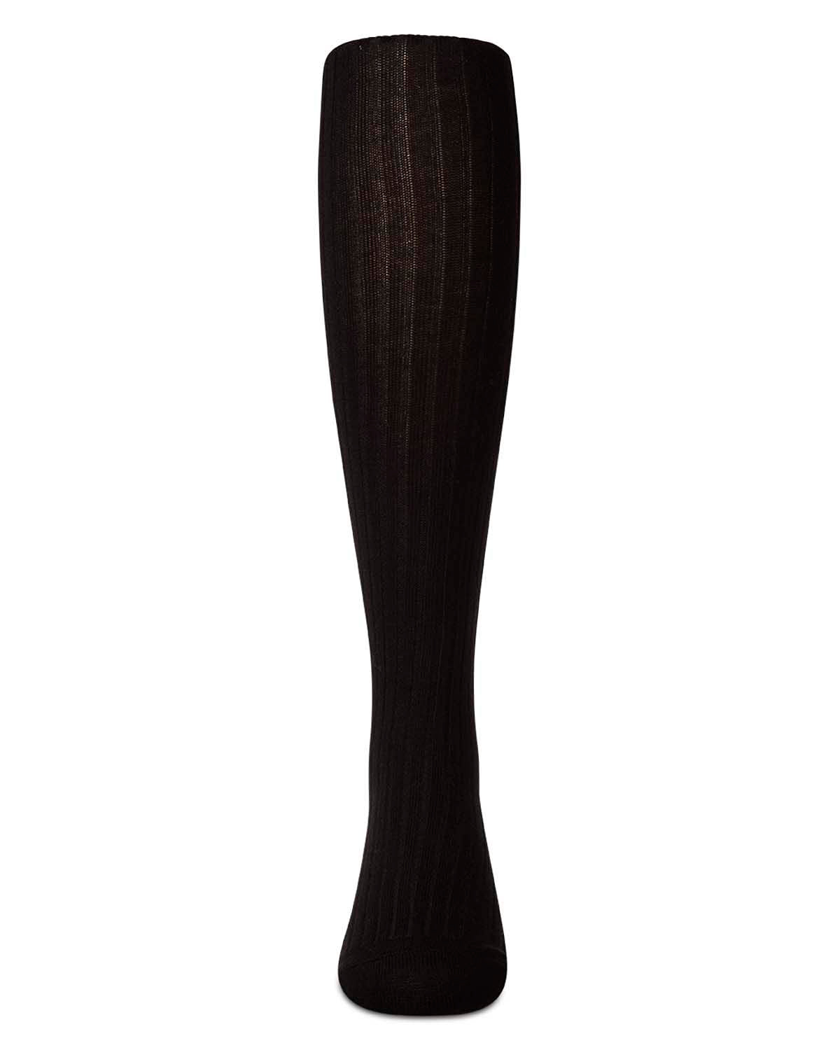 3 Pack Girls Classic Ribbed Cotton-Rich Knee Socks