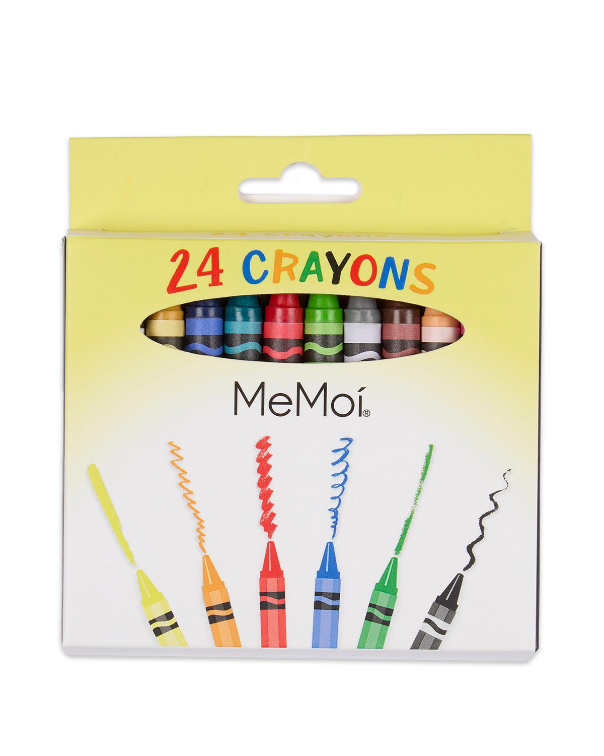 MeMoi 24 Pack Crayons : Color: Assorted Colors