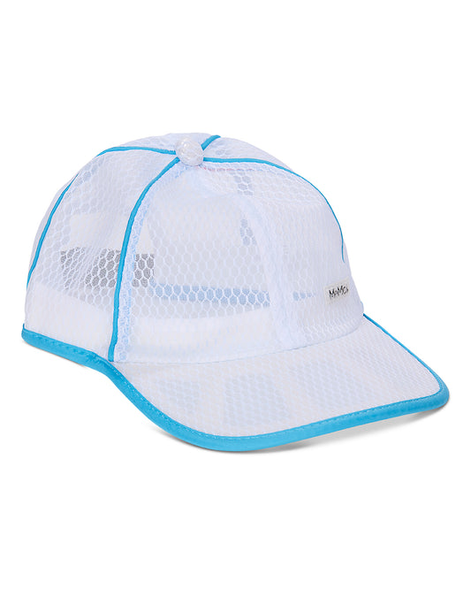 MeMoi Promotional Mesh Baseball Cap : Color: White