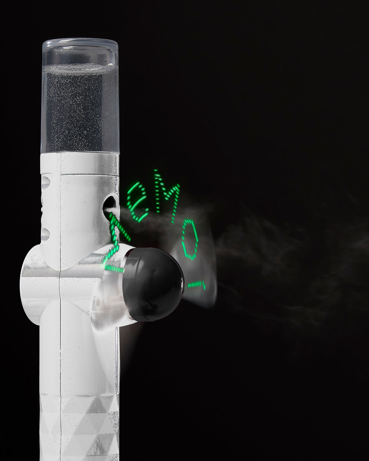 MeMoi LED Handheld Spray Mister Fan : Color: White