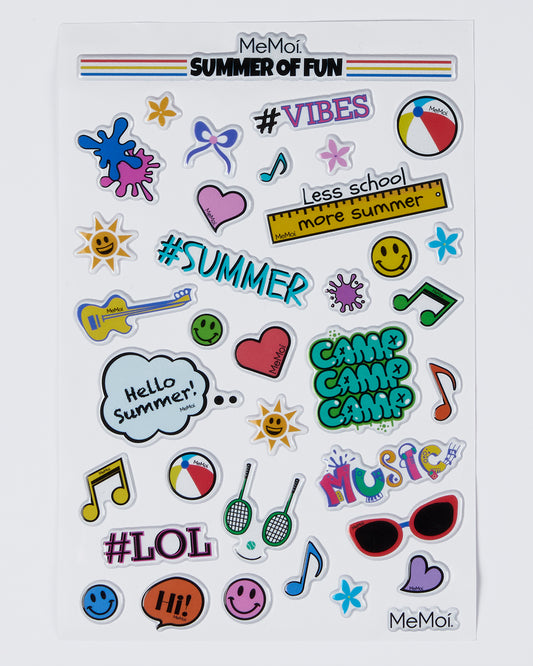 Summer of Fun 3D Puffy Stickers :