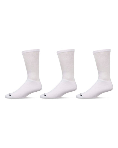 3 Pair Pack Full Cushioned Antimicrobial Diabetic Crew Socks