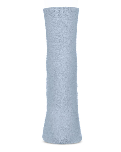Women's Gel-Lined Solid-Color Citrus Scented Ankle Sock : Color: Blue