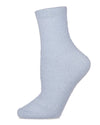 Women's Gel-Lined Solid-Color Citrus Scented Ankle Sock : Color: Blue