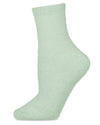Women's Gel-Lined Solid-Color Citrus Scented Ankle Sock : Color: Green
