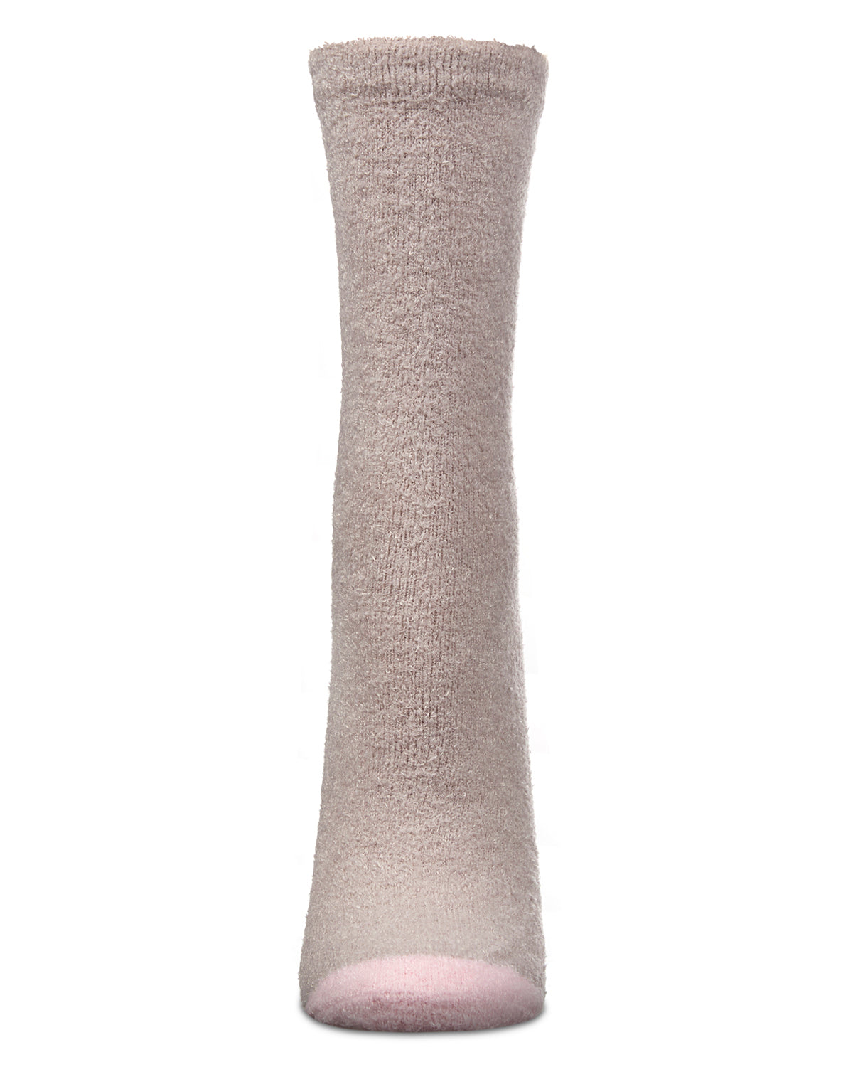 Women's Grateful Aloe Infused Crew Socks : Color: Gray